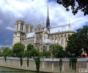 Puzzle Καθεδρικό ναό της Νοτρ Νταμ, Παρίσι, Γαλλία